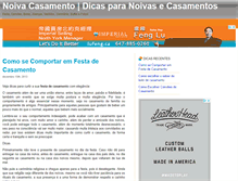 Tablet Screenshot of noivacasamento.com